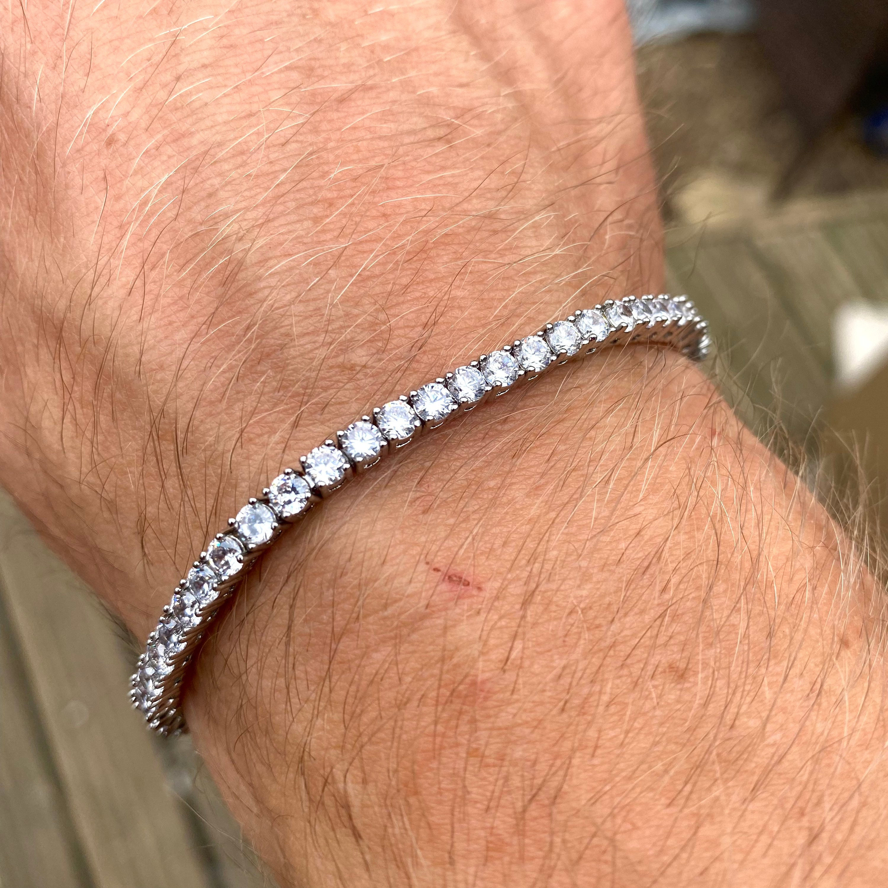 Silver Zircon Tennis Bracelet – GIVA Jewellery