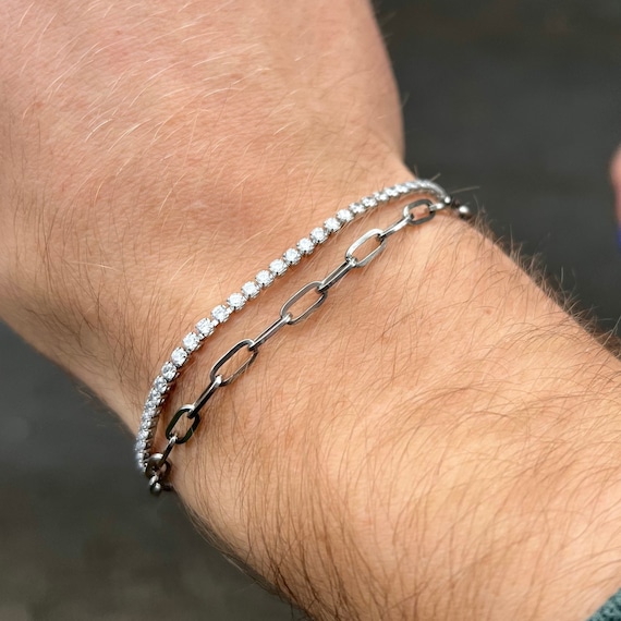 TENNIS CHAIN BRACELET 2 MM SILVER TENNIS CHAIN BRACELET 2 MM SILVER