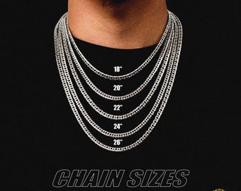 4mm Silver Rolo Chain, Mens Chain, 925 Sterling Silver Chain