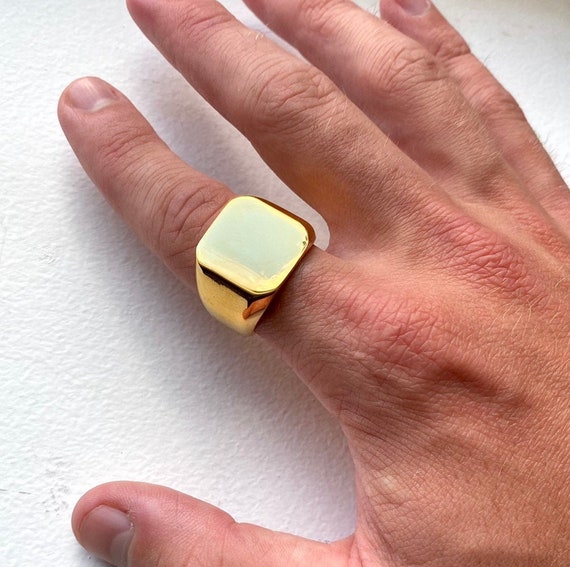 10 KT Gold Nugget 4.0 Grams Ring | Jawa Jewelers - Jawa Jewelers