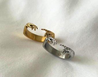 Mens Ring - Hand Ring - Creation Of Adam Ring For Men - Mens Gold / Silver Ring - Hands Of God Ring - Mens Jewellery By Twistedpendant