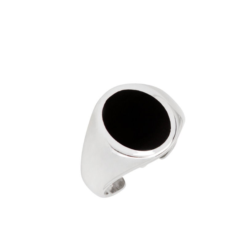 Mens Ring - 925 Sterling Silver Ring Adjustable Signet Ring Mens Ring - 925 Sterling Silver Ring Adjustable Signet Ring