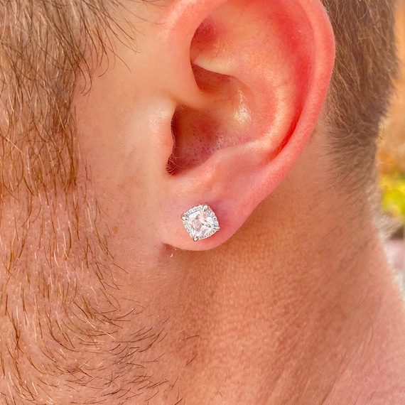 Mens Face Earrings 