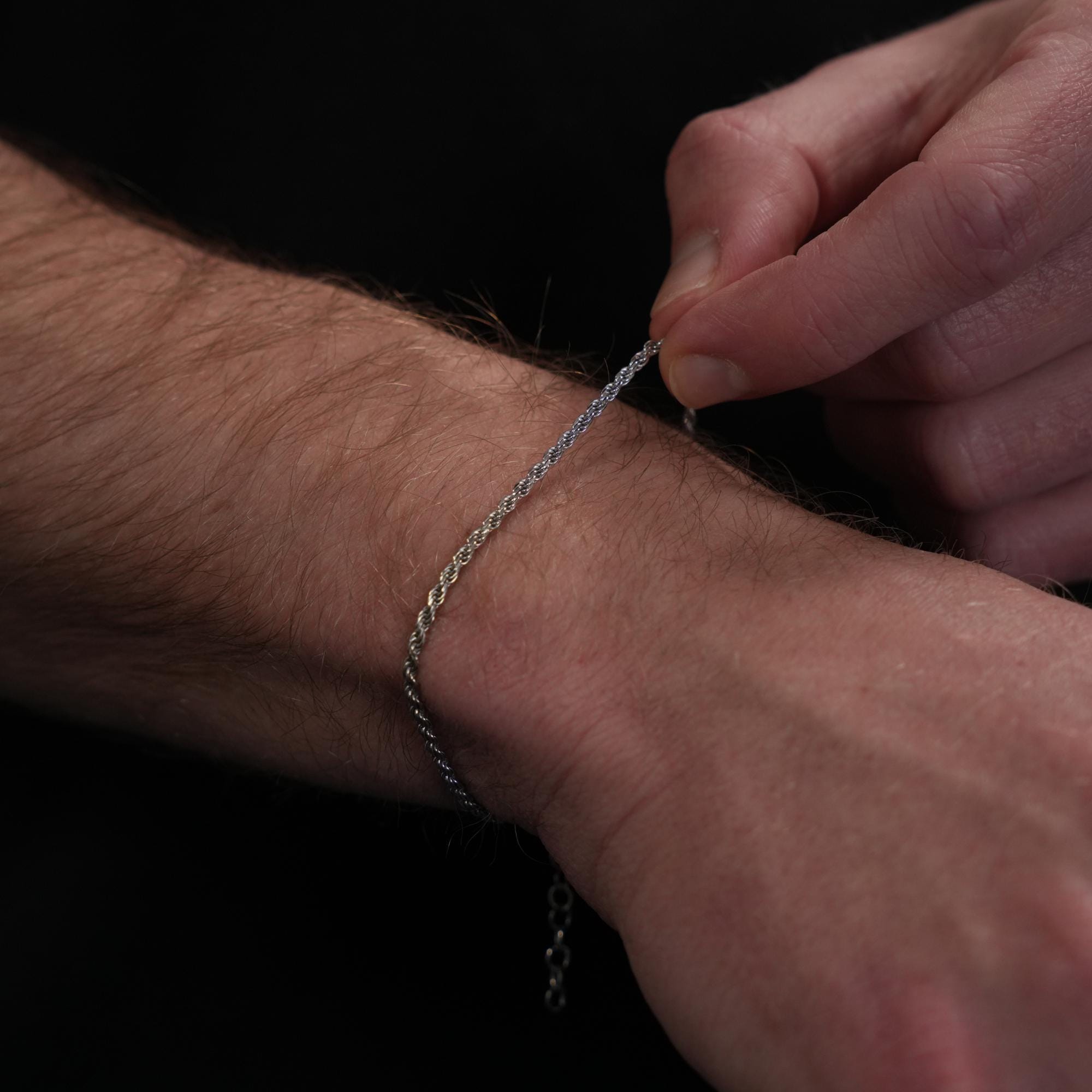 Richsteel Bracciale da Uomo in Acciaio Inossidabile Bracciale a Maglia Figaro/Cubano/Corda 19/21 cm Placcato Oro/Nero/Acciaio Gioielli Punk Hip Hop Punk per Uomo Ragazzo (Confezione Regalo