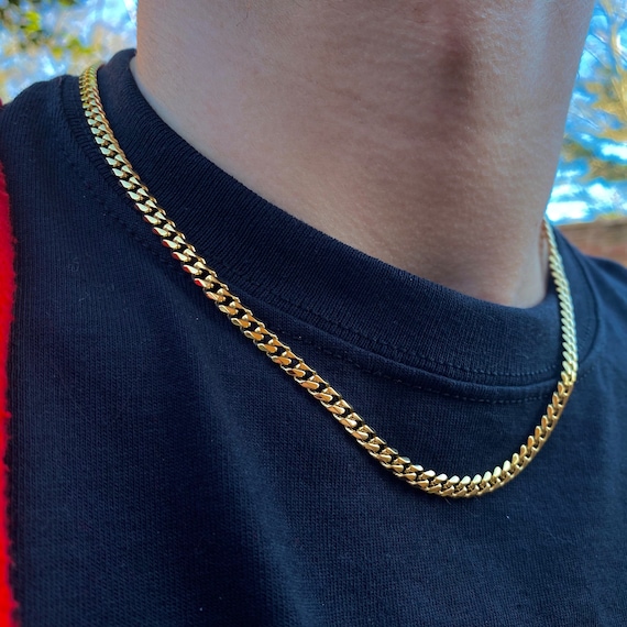 Buy Gold Plated Bar Charm Men Necklace@ Best Price