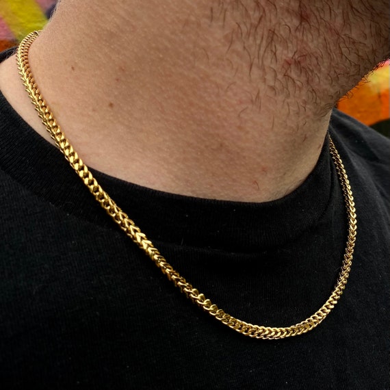 Gold Chain Necklace Mens Chain Franco 