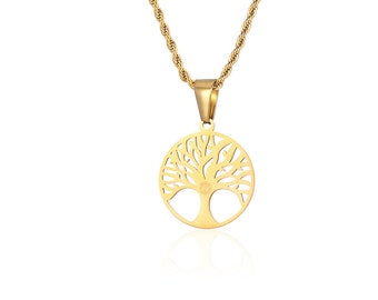 Mens Gold Tree of Life Christian Necklace Pendant#N# – Third Heaven Mens Gold Tree of Life Christian Necklace Pendant#N# – Third Heaven