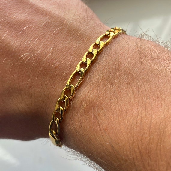 Buy New Model Gold Plated Designer Bracelet Daily Wear Bracelet for Men