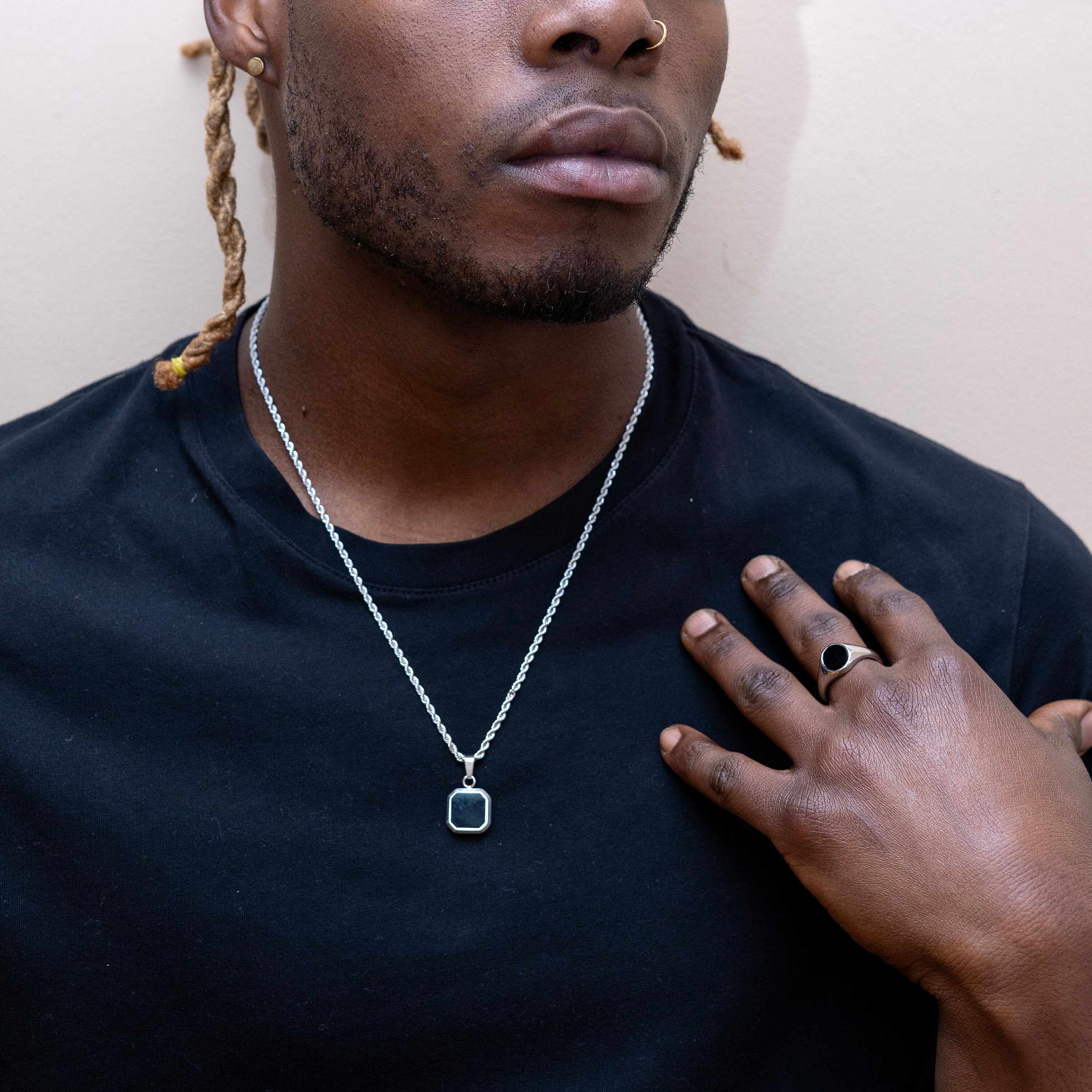 Third Reasons ブラックオニキスペンダント Third Reasons ブラックオニキスペンダント Third Reasons