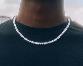 テニスチェーン シルバー テニスチェーン ネックレス – GILA JEWELZ