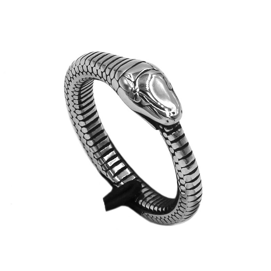 Mens Ring Silver Snake Ring Silver Band Ring Boho Hippie Etsy