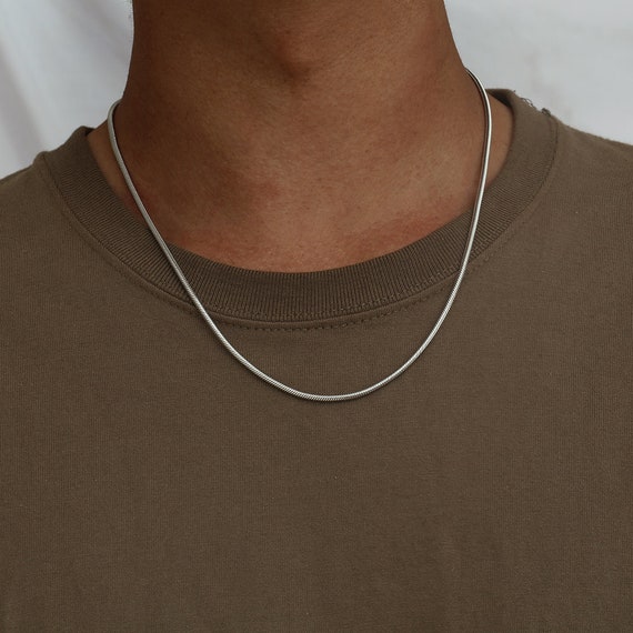 Stainless Steel Flat Snake Chain in Gold Silver for Women Men Charm Fashion Snake  Chain Necklace Hip-Hop Jewelry - China Necklace Chain and Gold Chain price  | Made-in-China.com