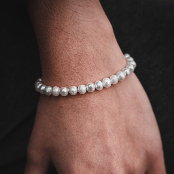 MIKIMOTO 18-karat white gold, pearl and sapphire bracelet | NET-A-PORTER