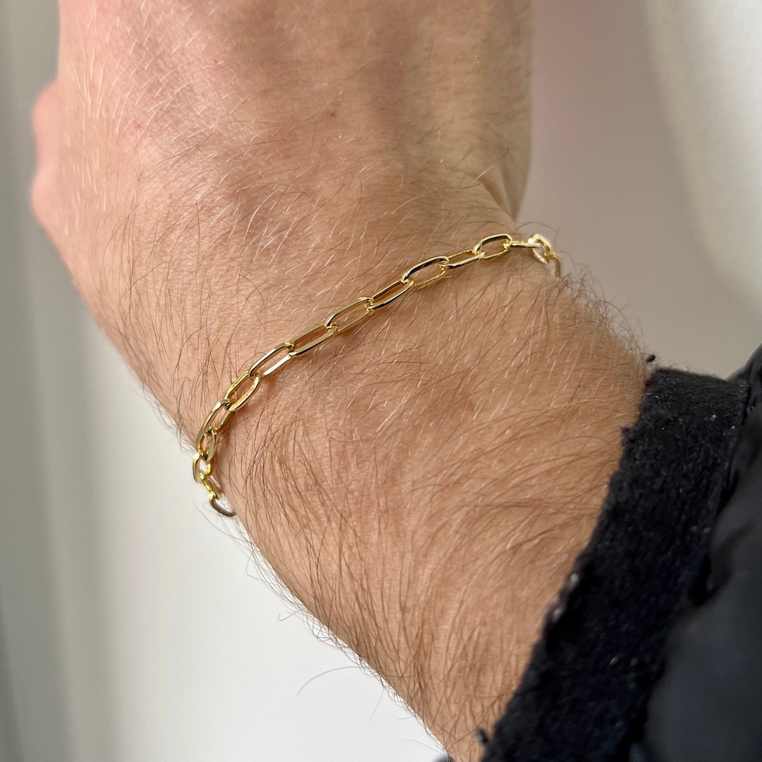 メンズブレスレット - 18Kゴールドブレスレットメンズ - メンズ メンズブレスレット - 18Kゴールドブレスレットメンズ - メンズ