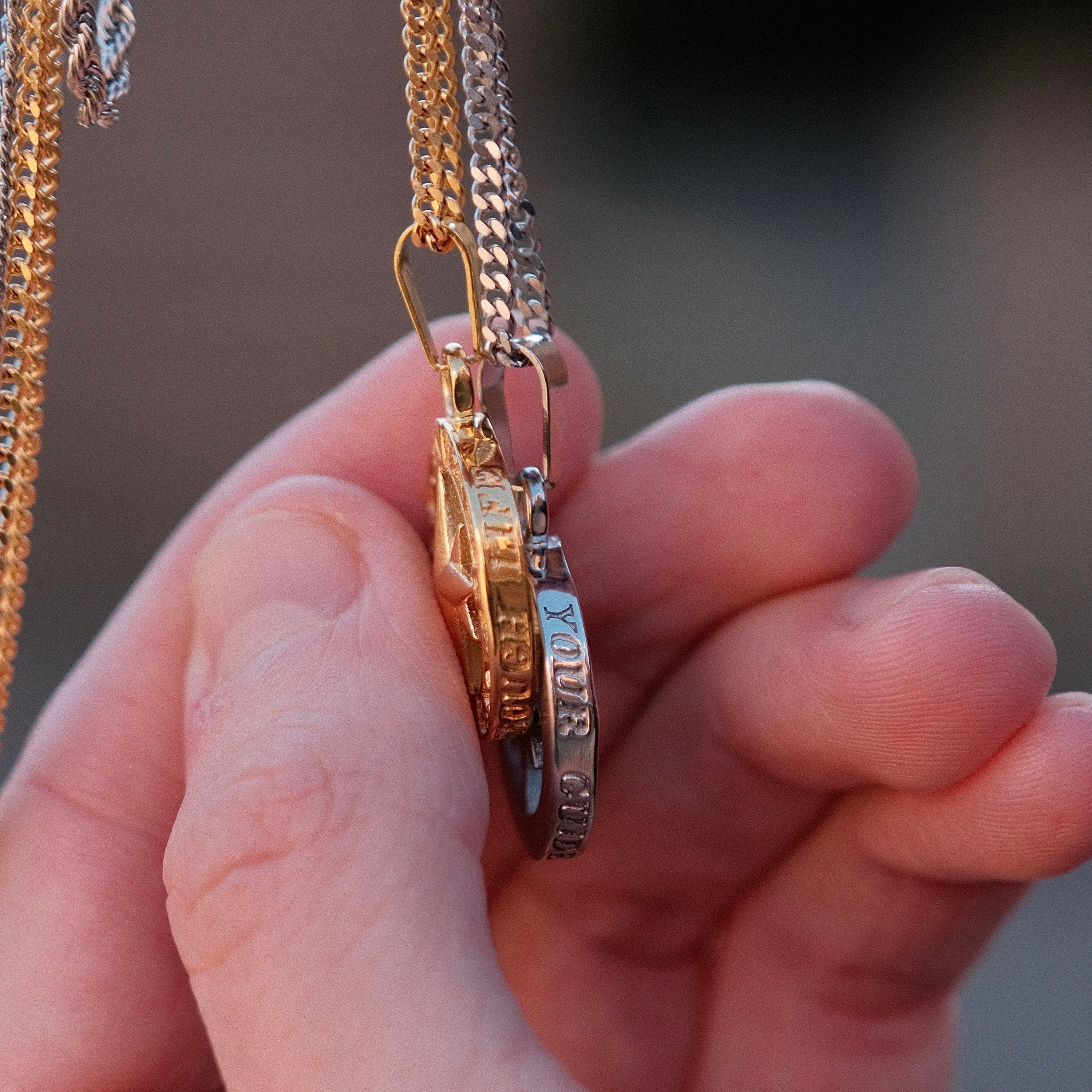 Collana Uomo Con Bussola In Argento 925 E Cordino In Pelle Nero – Ciondolo Della Bussola Per Chi Segue Il Proprio Destino, Idea Regalo Originale Per Viaggiatori E Sognatori