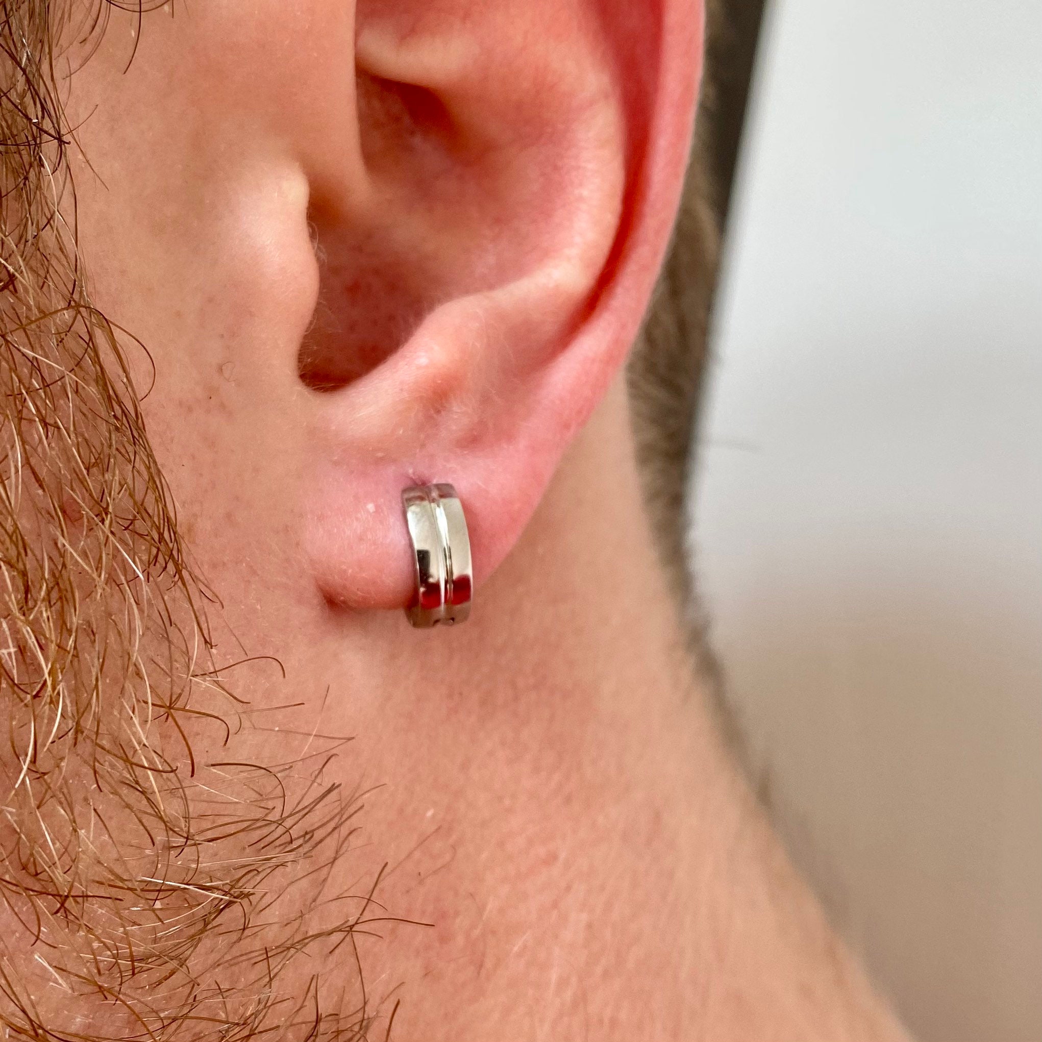 Mens Earrings Silver Stud Earrings, Stainless Steel Silver 3mm / 6mm / 9mm  Mens Stud Earrings Minimalist Studs for Men Mens Jewellery - Etsy Norway
