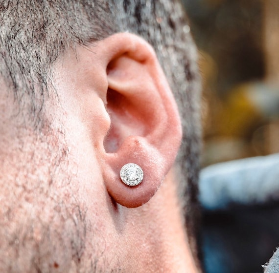 Buy Men's Silver Earrings and Ear Studs for Men – ORIONZ