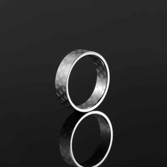 Mens Ring Rings for Men Silver Minimalist Band Ring Men Mens