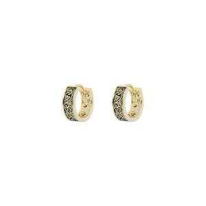 Mens Earrings - 18K Gold Chunky Hoop Earrings For Men - Mens Jewelry - By twistedpendant