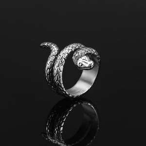 Mens Ring, Gold Snake Ring Men, Snake Ring Gold Rings for Men - Boho ...