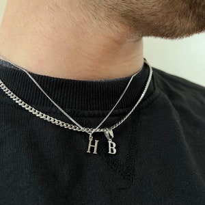 Chaîne cubaine en argent de 2 mm, chaîne pour homme, chaîne en argent pour homme Par Twistedpendant image 7