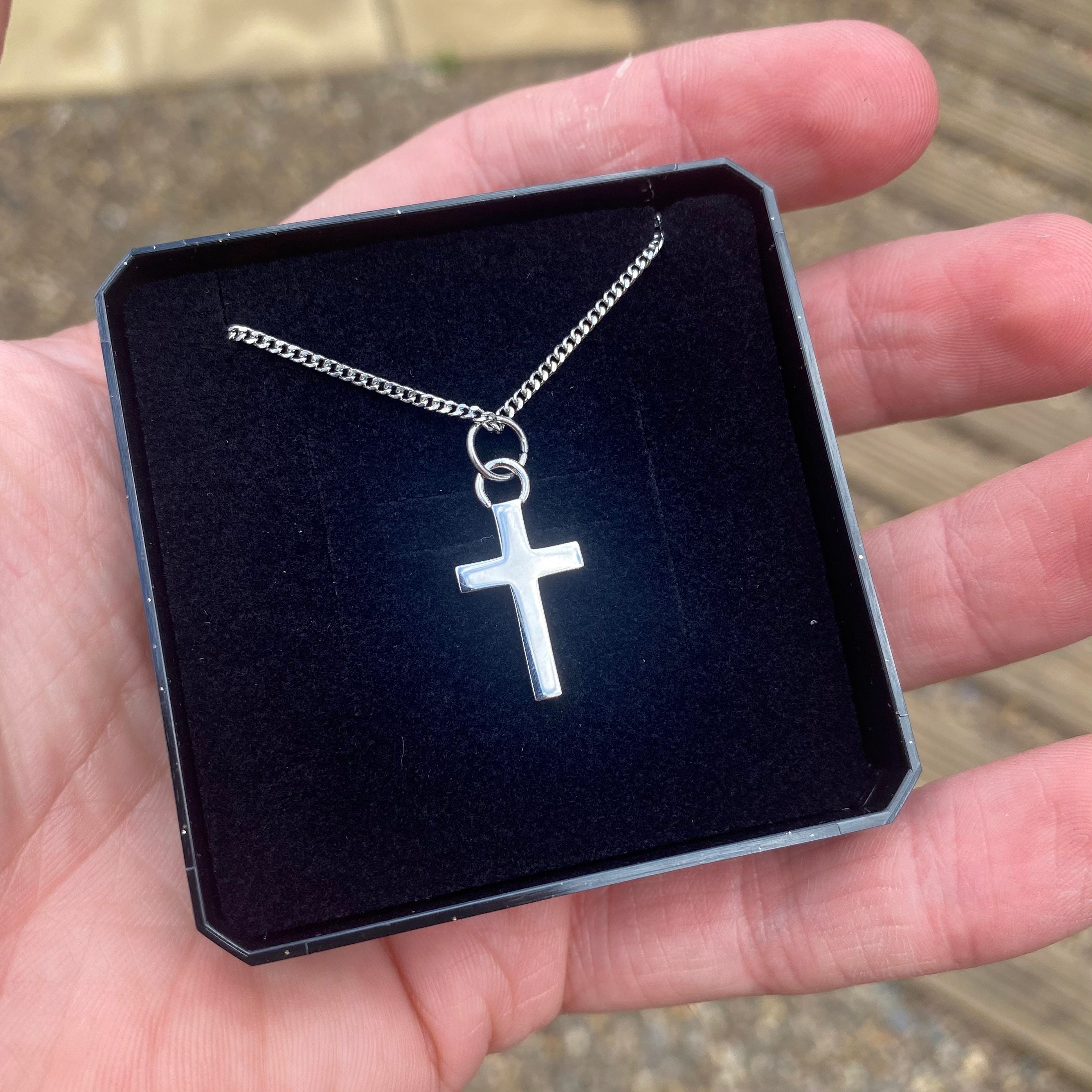 Tommassini jewelry casual style cross shop chain handmade silver 14k gold