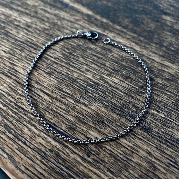 Plain Gold or Silver Chain Bracelet | Blomdahl USA