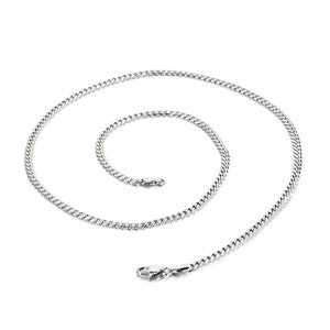 Silver 5mm Cuban Chain - Mens Silver Necklace Chains - By Twistedpendant