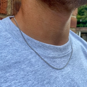 2mm Silver Connell Chain, Mens Chain, Silver Chain Mens, Mens Jewellery UK - By Twistedpendant