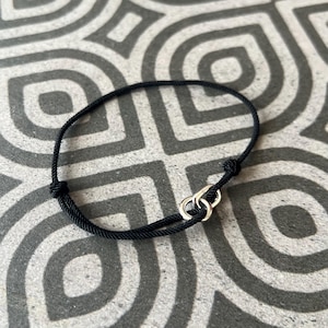 Mens Bracelet - Minimalist Gold Nylon Rope Bracelet For Men