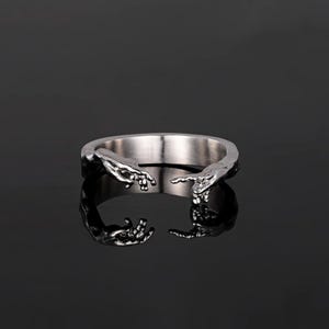 Mens Ring - Hand Of God Ring For Men - Creation Of Adam Silver Ring - By Twistedpendant