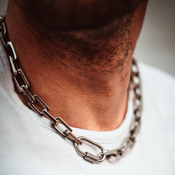Cadena de eslabones de plata para Collar de cadena - Etsy
