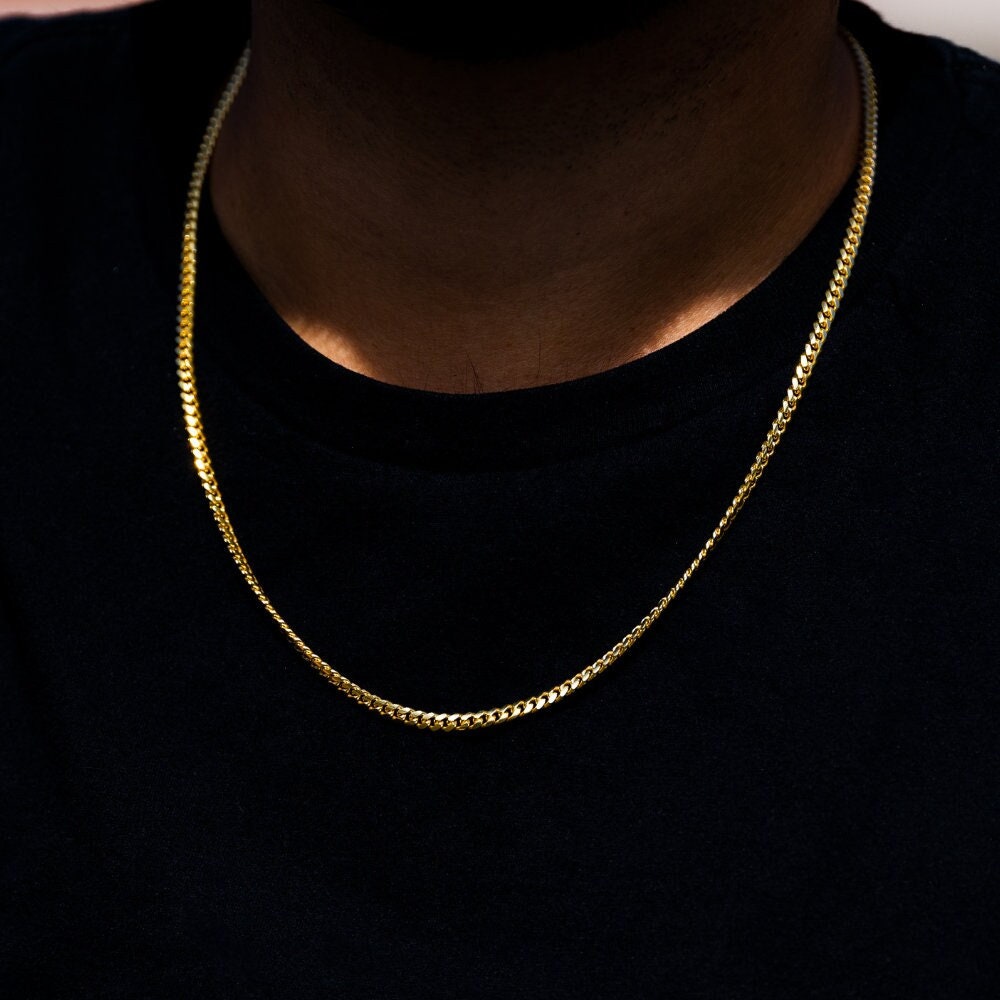 Cadenas De Plata Para Hombre Kuzzoi Collar Para Hombre Con Colgante De Relámpago (20 Mm) En Plata De Ley 925 Oxidada, Cadena Con Símbolo De Relámpago Geométrico Para Hombre, Cadena De Plata