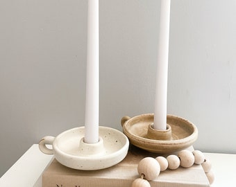 Single candle stick holder