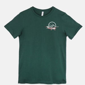Camiseta Cessna 150/152 [Vermelho/Azul] - Personalizável com número N!