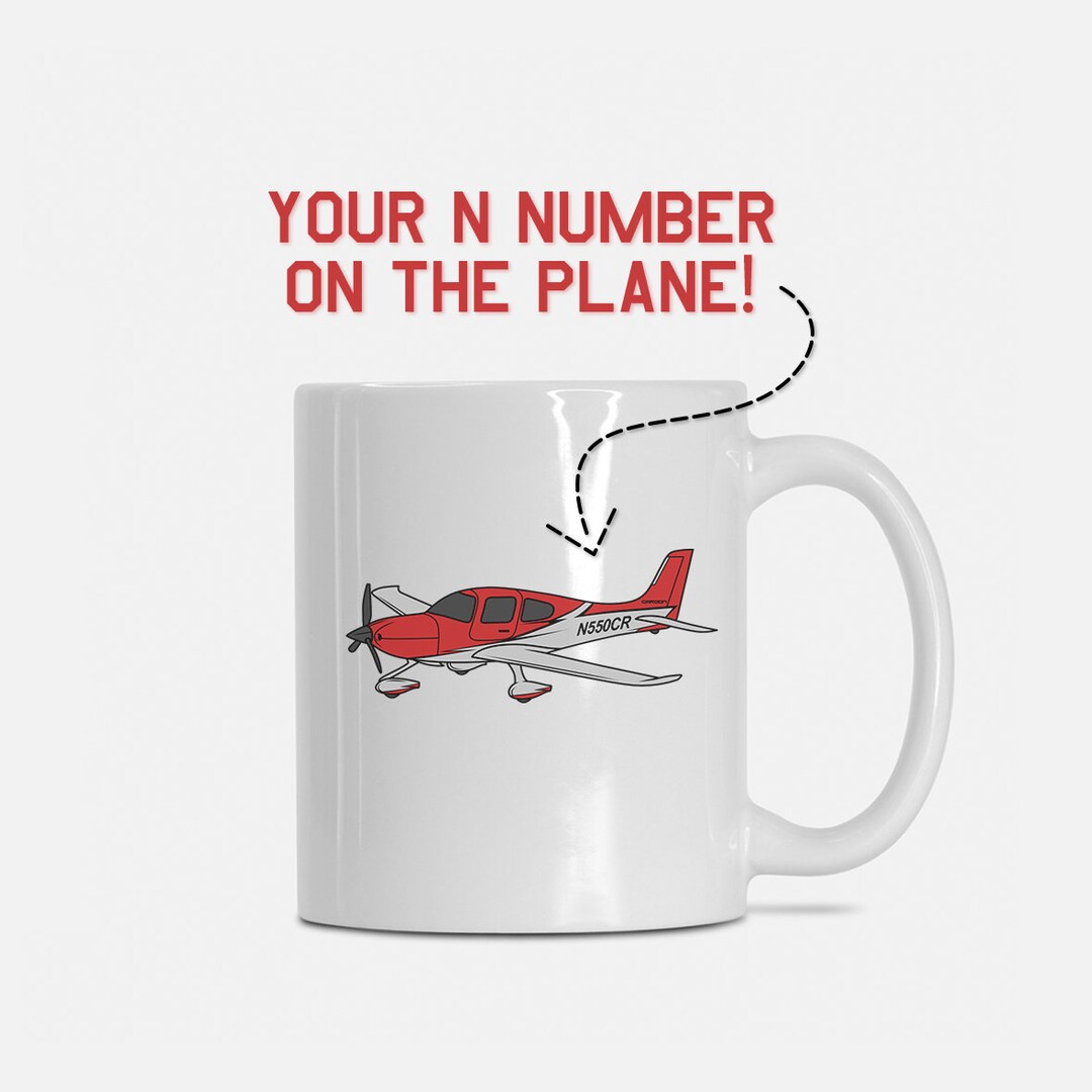Cirrus SR22 Mug - Customizable W/ N-number! - Etsy