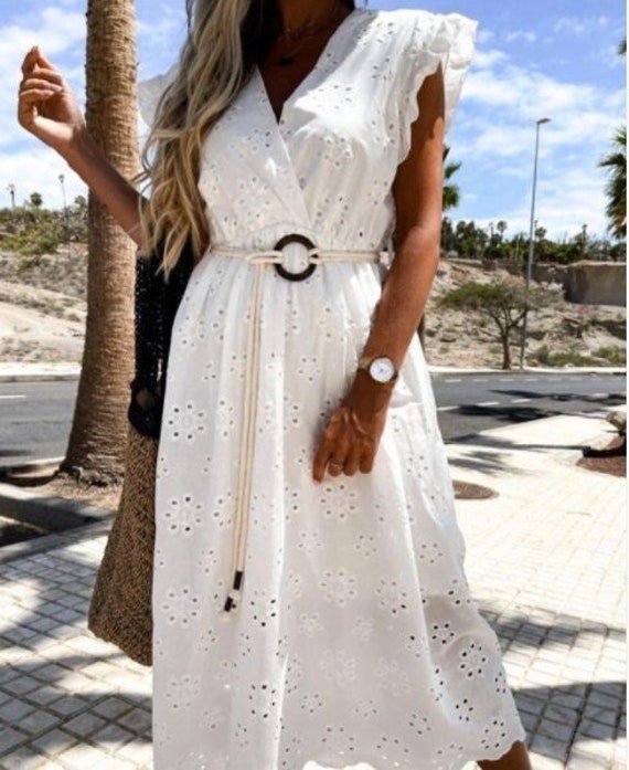 White Maxi Dress White Midi Dress 