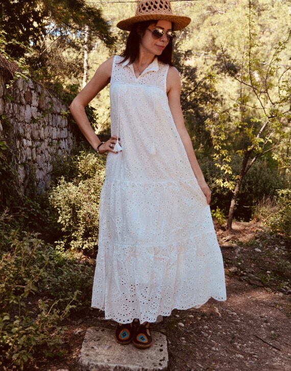 Cotton dress long 2025