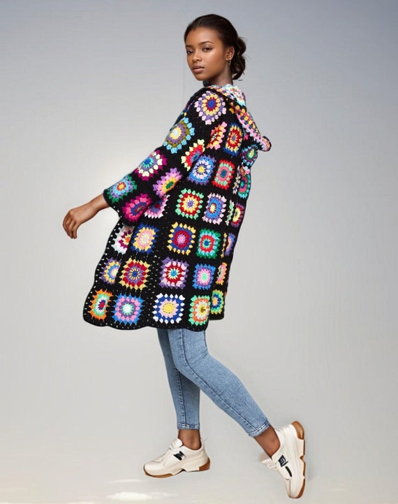 Winter Crochet Cardigan Crochet Cardigan Women Crochet Cardigan Boho Crochet Cardigan Knit Crochet Cardigan Etsy