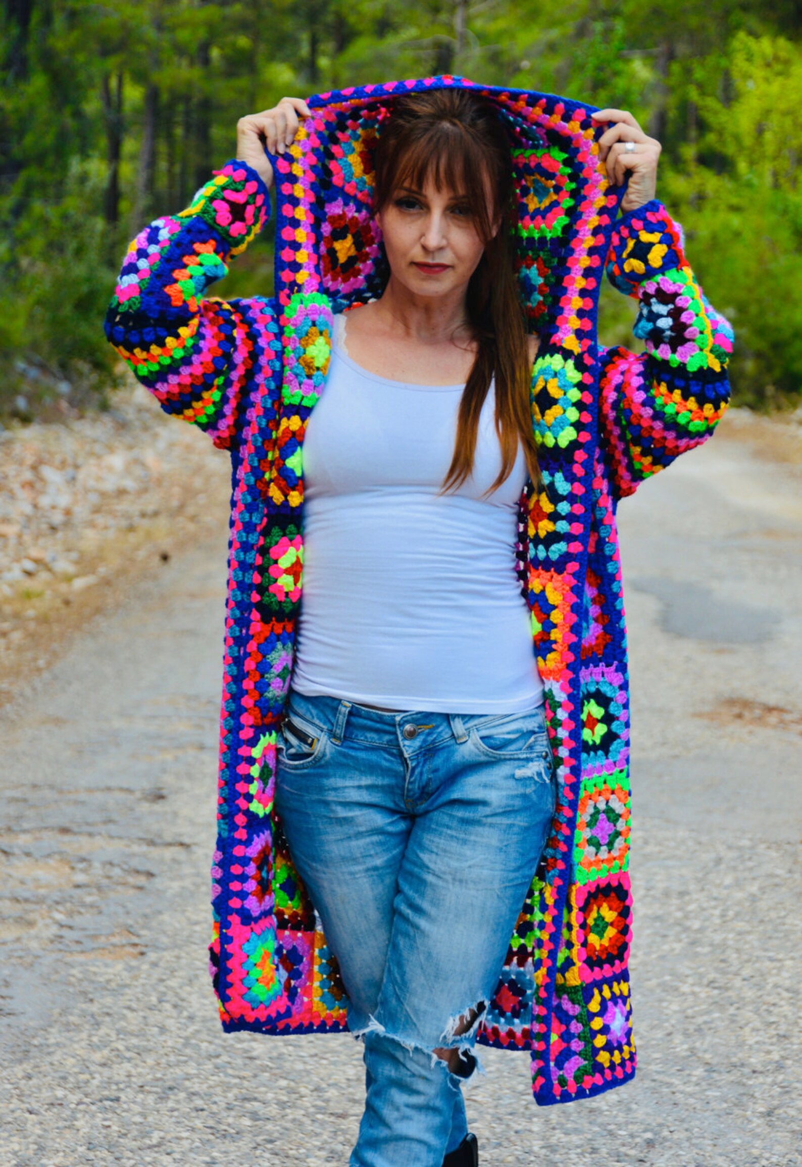 Boho Knit Cardigan with Pockets
