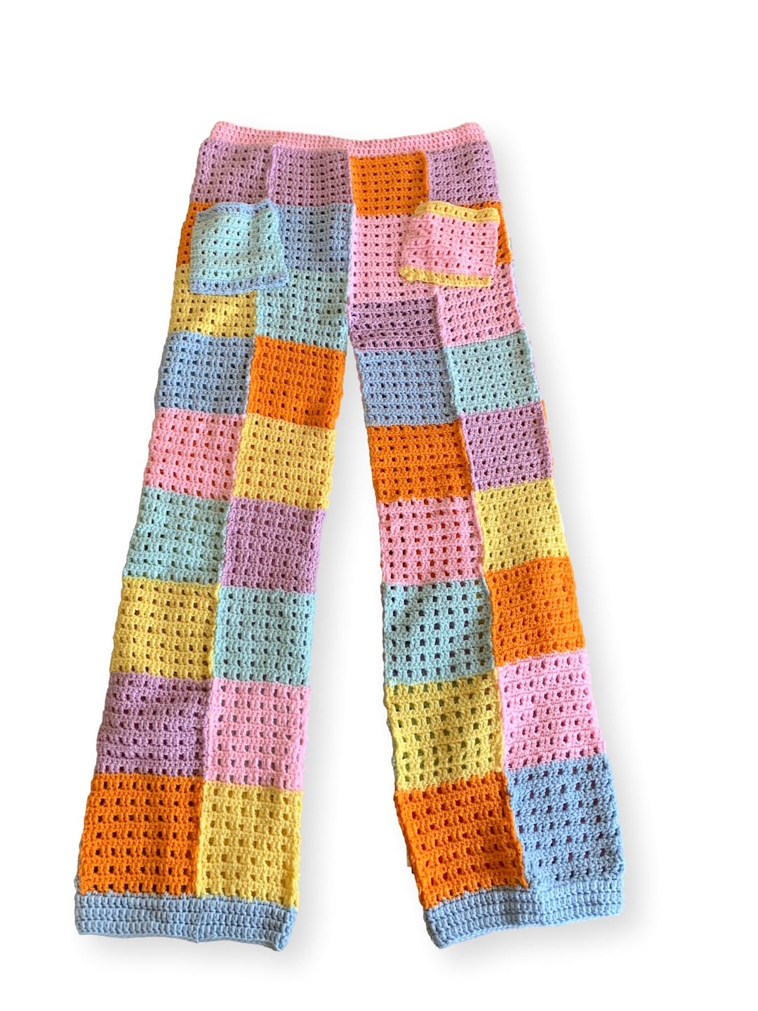 Boho Men s Trousers Crochet Mens Trousers Knit Trousers for Men Knit