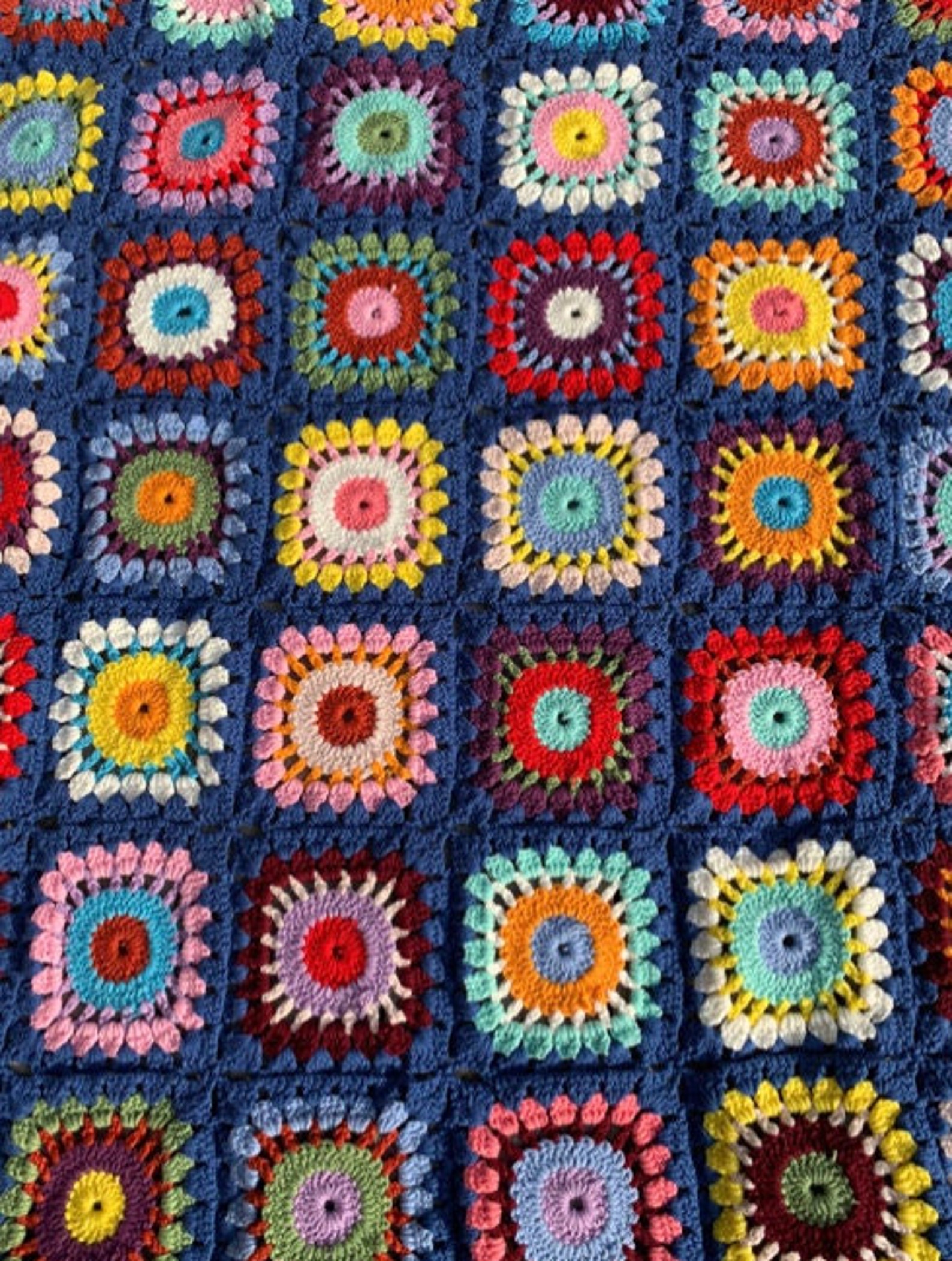 Bohemian Blanket Hippie Blanket Vintage Blanket 70s Etsy