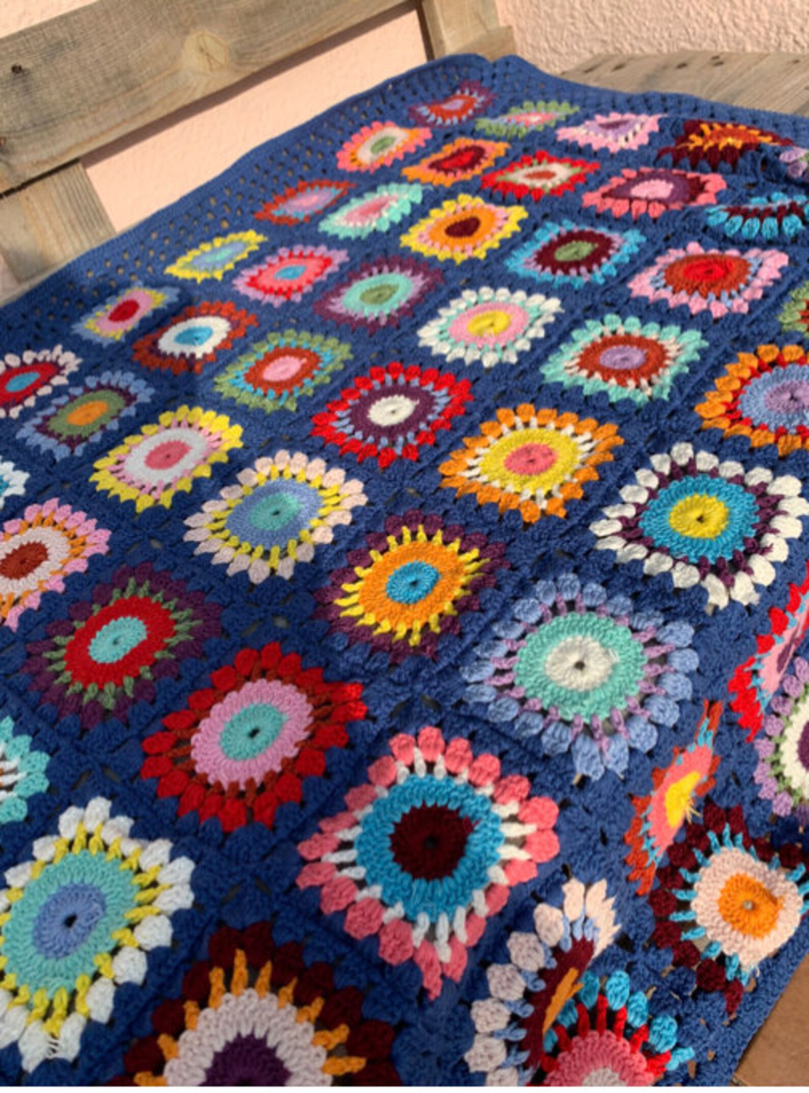 Bohemian Blanket Hippie Blanket Vintage Blanket 70s Etsy