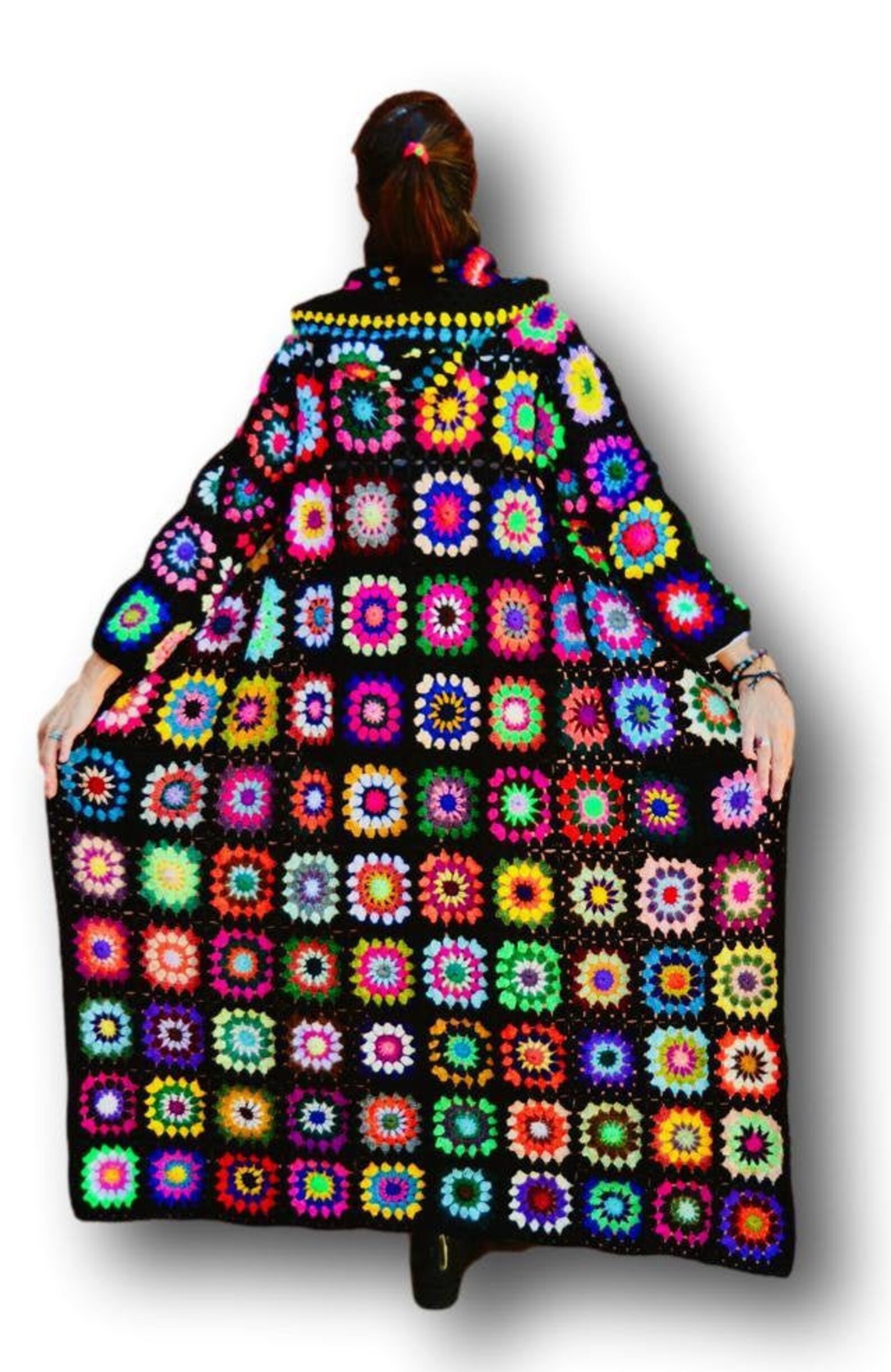 Long Crochet Jacket Long Women Cardigan Long Boho Cardigan Etsy