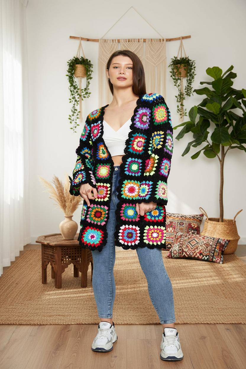 Cárdigan Para Mujer Con Forro Polar, De Punto, Abierto Delantero - Cálido, Elegante, Para Mediana Edad Y Mayores, Varios Colores
