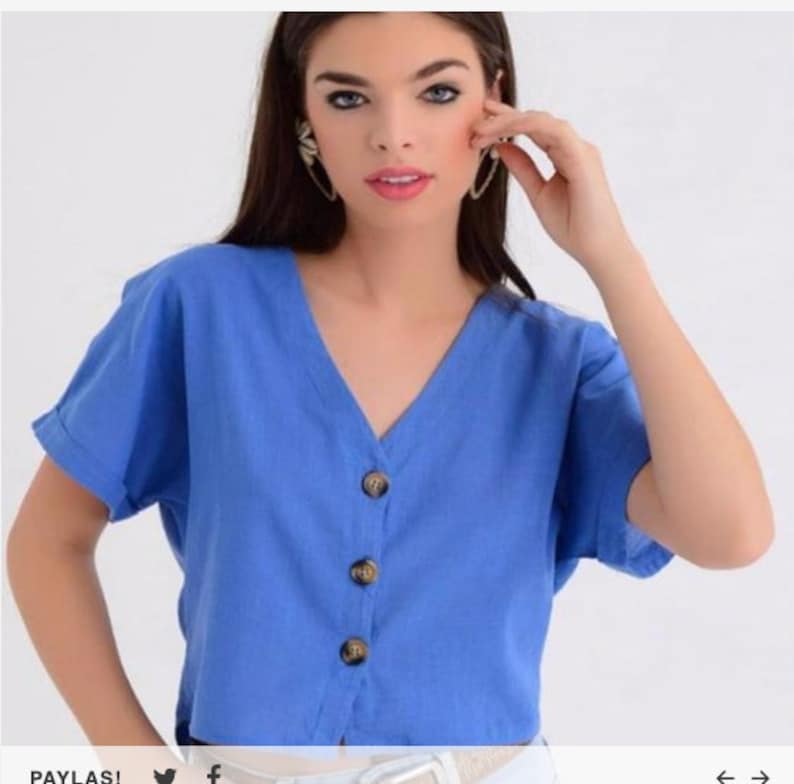 Linen tops Linen top Summer linen top Linen tunic top Women/'s top blue Blue women/'s top Blue top Boho linen top Blue tunic top