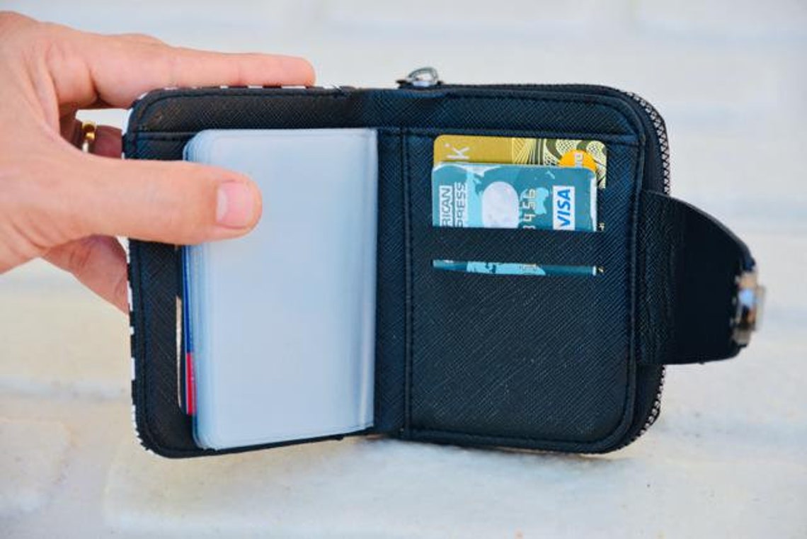 Small wallet Small Credit card wallet Mini wallet purse Etsy