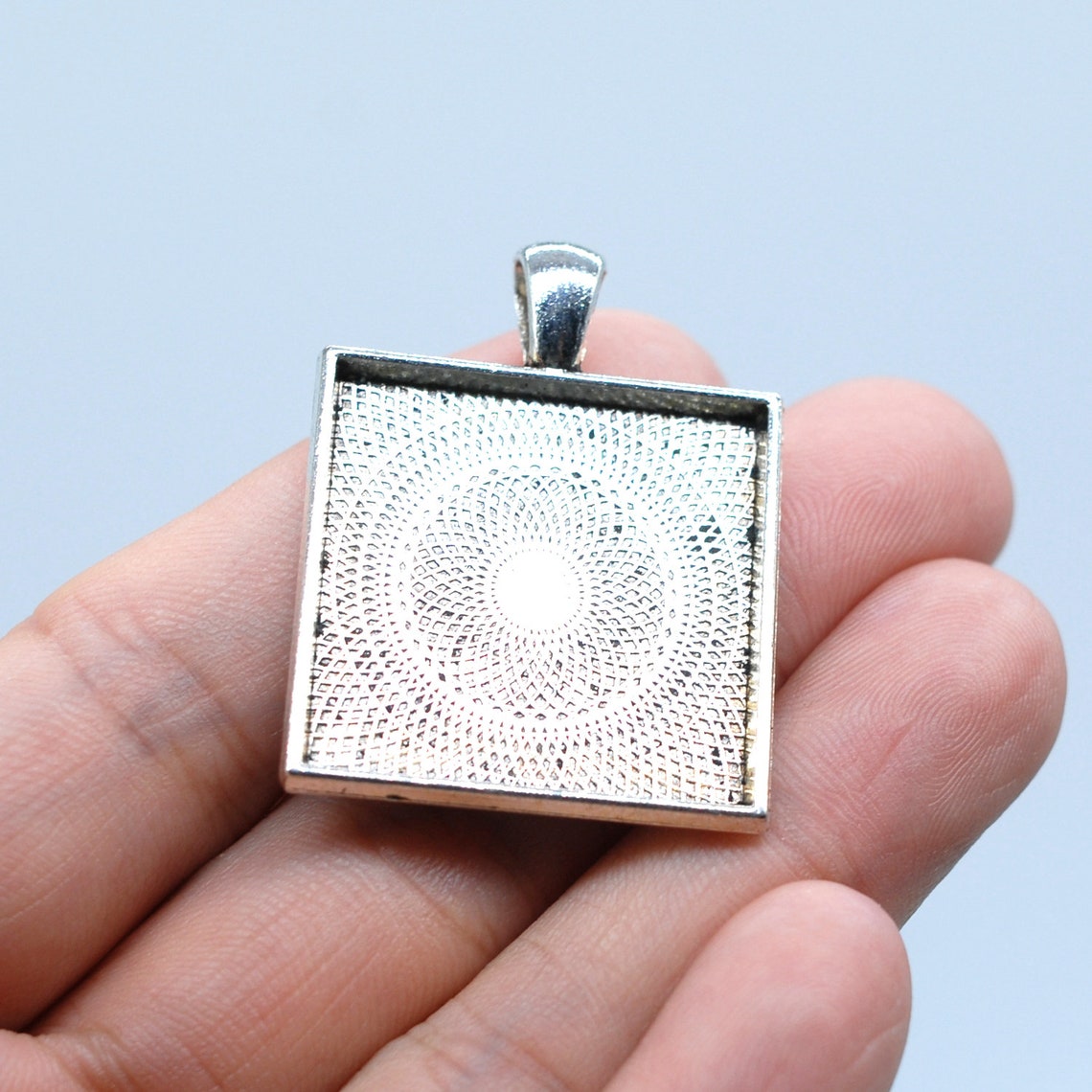 8PCS 1 25mm Lat n SQUARE Cabuj n Bandeja Encanto Etsy
