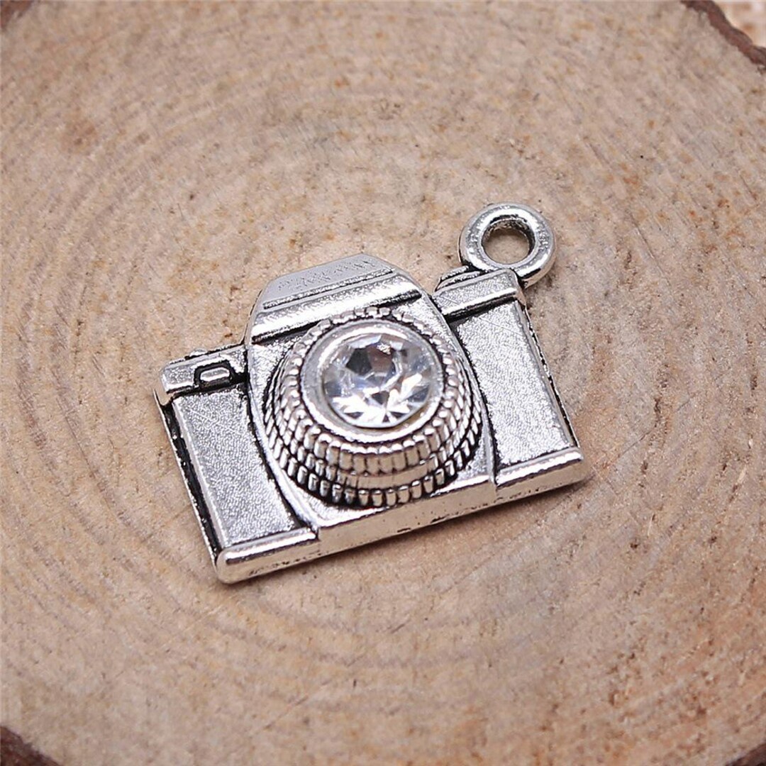 C 8PCS Silver Tone Metal 3D Camera Charm Pendant XCS232 - Etsy