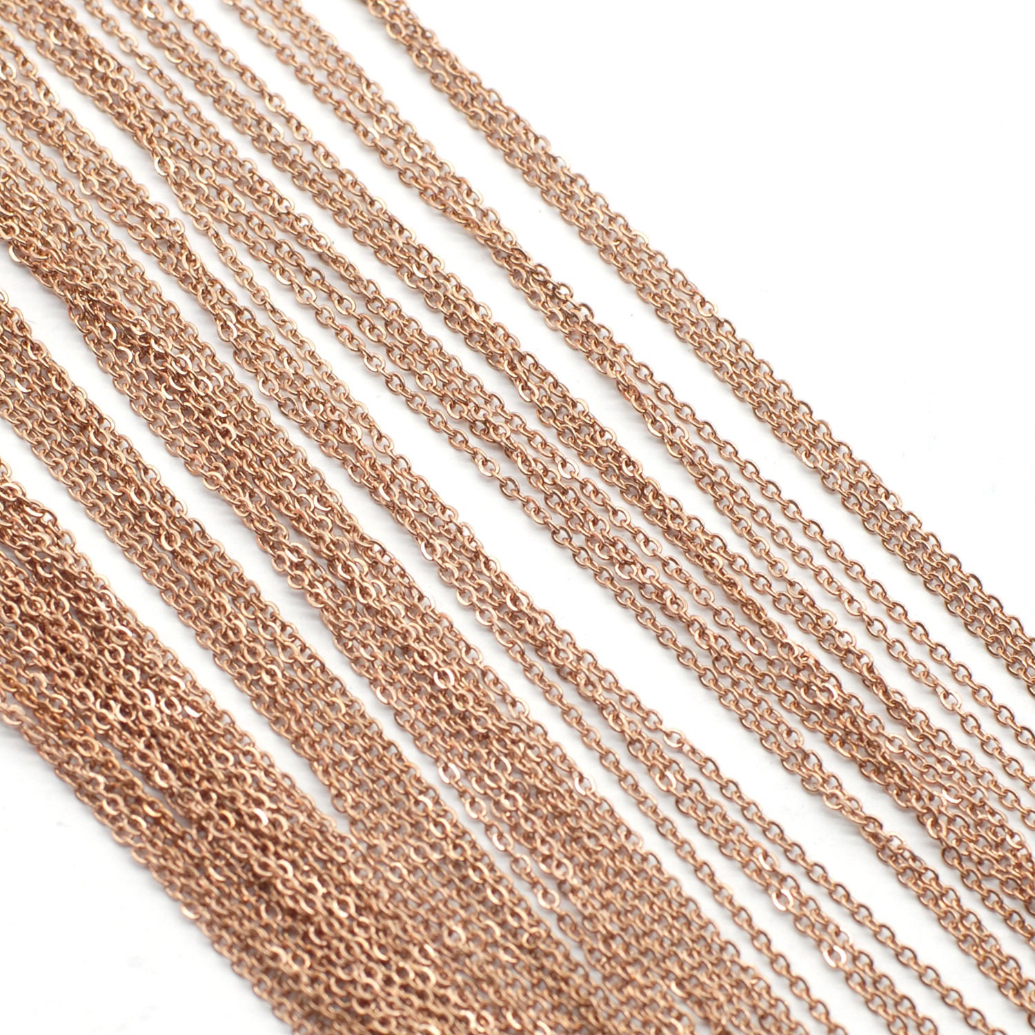 Lucia Stainless Steel Rose Gold Toggle 22
